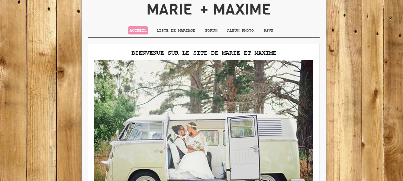 Créer un blog de mariage